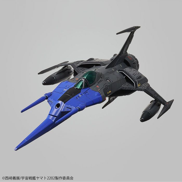 Space Battleship Yamato Type 0 Model 52 bis Autonomous Space Fighter Black Bird 1/72