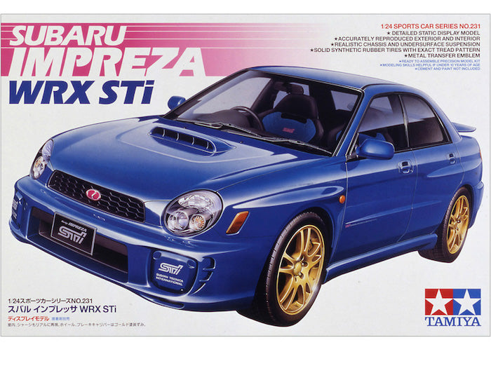スバル WRX STI 1/24モデル VAB Subaru Impreza Sti 1/24 — Panda Hobby