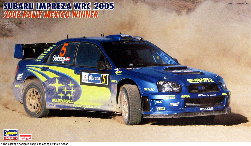 Subaru Impreza WRC 2005 "2005 Rally Mexico Winner" 1/24