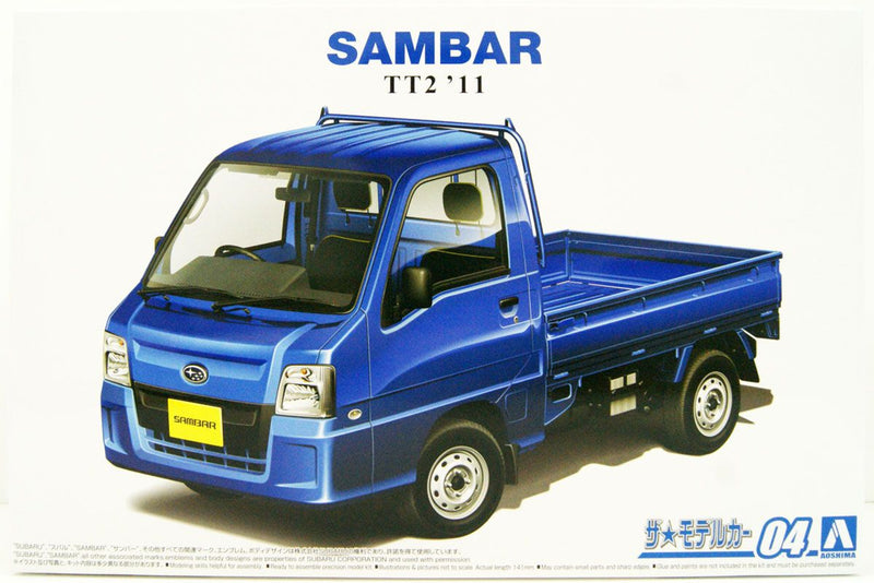 Subaru TT2 Sambar Truck WR Blue Limited 2011 1/24