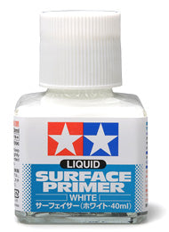 Tamiya Liquid Surface Primer (White) 40ml 87096