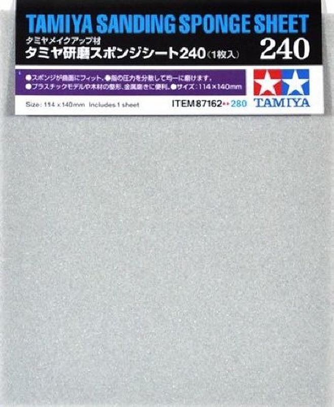 Tamiya Sanding Sponge Sheet 240 87162