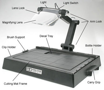 Tamiya Work Stand w/ Magnify Glass 74064