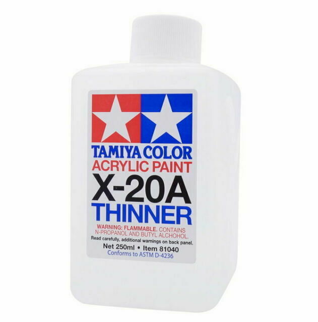 Tamiya X-20A Acrylic Paint Thinner 250ml 81040