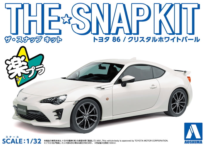 The Snap Kit - Toyota 86 (Crystal White Pearl) 1/32