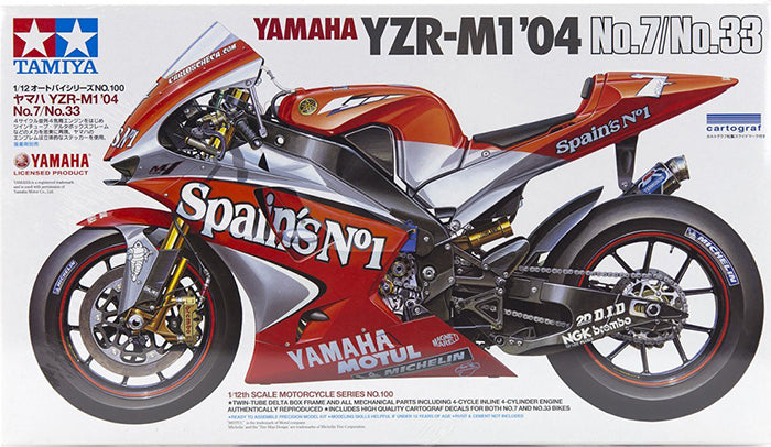 Yamaha YZR-M1 '04 No 7/33 1/12