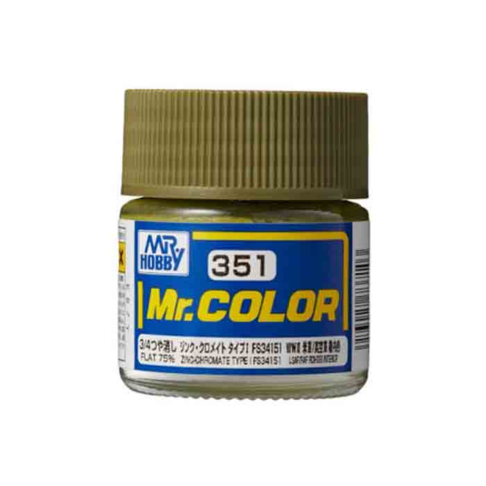 Mr Color C351 Zinc-Chromate Type FS34151 [US army/airforce aircraft interior]