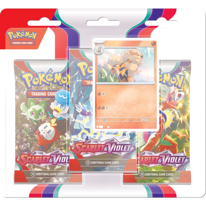 Pokemon TCG - Scarlet & Violet Base Set 3 Booster Packs