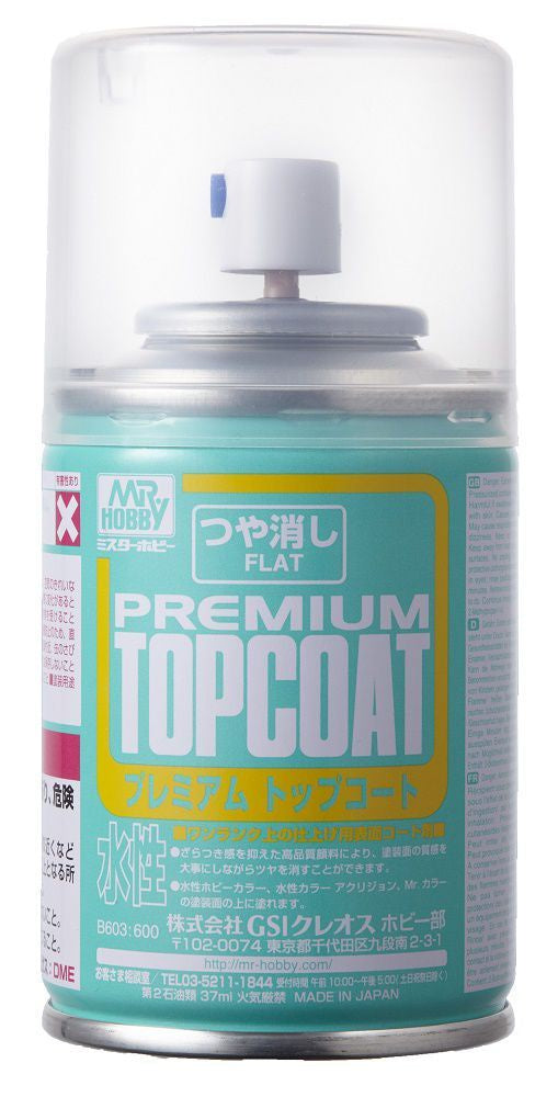 Mr Premium Top Coat Flat Can B603