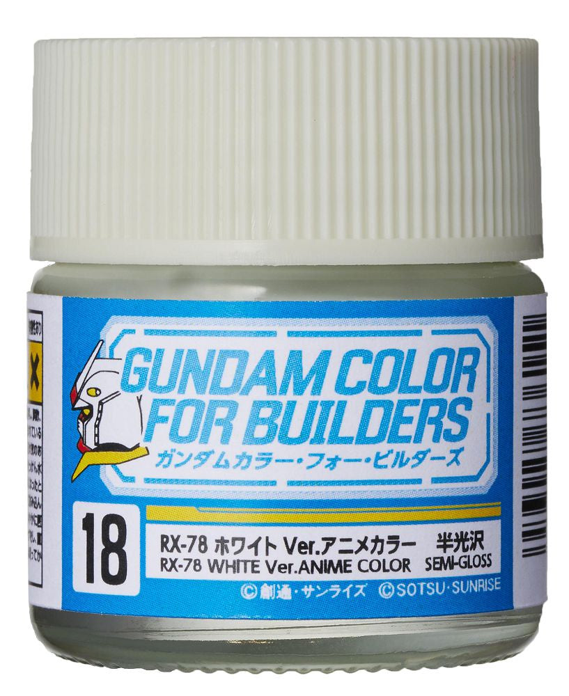 G Color - UG18 RX-78 White Ver. Anime Color — Panda Hobby
