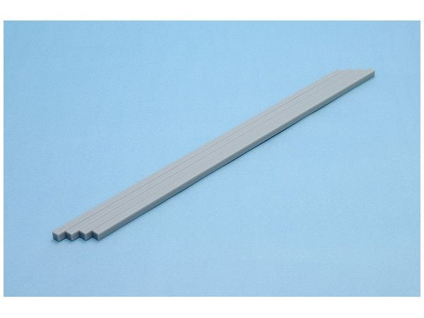 Square 1.0mm (Gray) Stick Plastic Materials 6pcs
