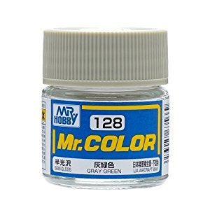 Mr Color 128 - Gray Green (Semi-Gloss/Aircraft) C128