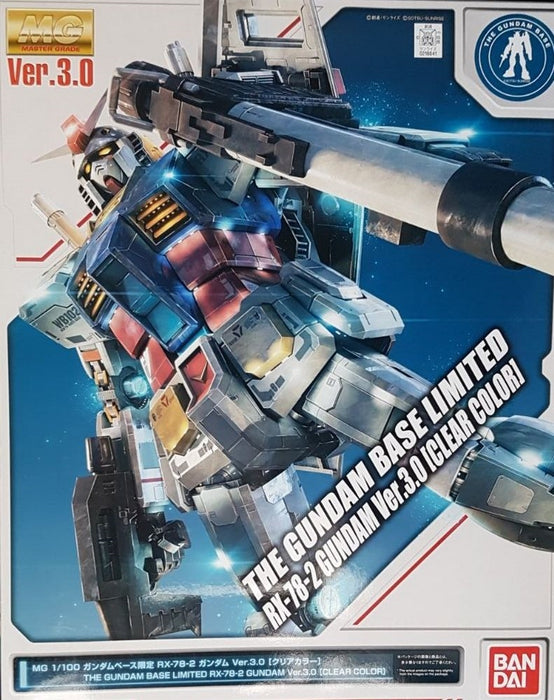 MG The Gundam Base Limited RX-78-2 Gundam Ver. 3.0 Clear Color