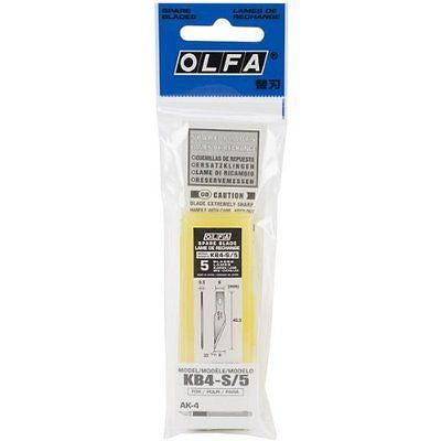 Olfa KB4-S/5 #11 Compatible Precision Art Blade, Pack of 5
