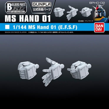 Builders Parts - HD 1/144 MS Hand 01 (E.F.S.F.)