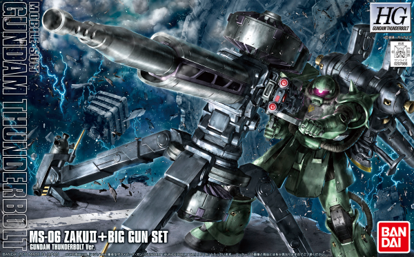 HG 1/144 Zaku Mass Production Type - Big Gun Thunderbolt Anime Color Ver