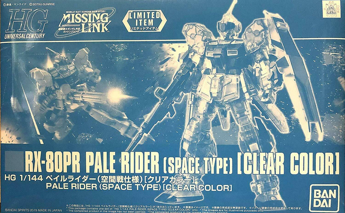 HGUC RX-80PR Pale Rider (Space Type) [Clear Color] Gundam Base Limited 1/144