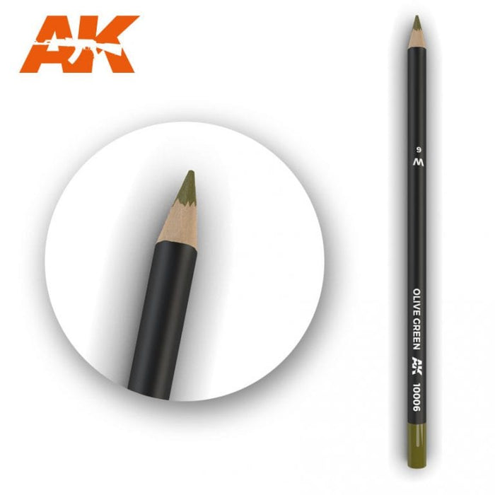 AK10006 Watercolor Pencil Olive Green