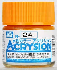 Acrysion N24 - Orange Yellow (Semi-Gloss/IJA-IJN Aircraft)