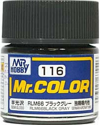 Mr Color 116 - RLM66 Black Gray (Semi-Gloss/Aircraft) C116