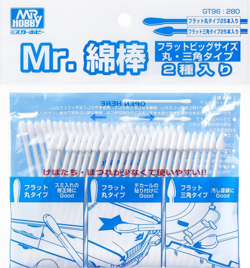 Mr Cotton Swab (Flat Round / Triangle Type) GT96