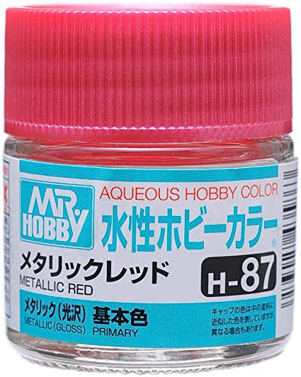 Aqueous - H87 Metallic Gloss Metallic Red (Primary)