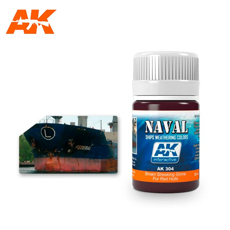 AK304 Brown Streaking Grime for Red Hulls
