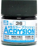 Acrysion N36 - IJN Green Nakajima (Semi-Gloss/Aircraft)
