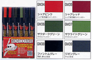 GMS108 ZEON Gundam Marker Set
