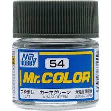 Mr Color 54 - Khaki Green (Flat/Tank) C54