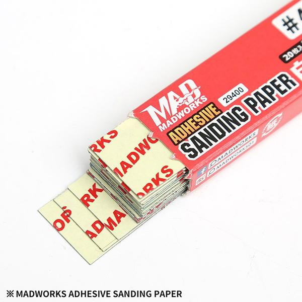 MAD - 29400 #400 Sanding Paper Adhesive Backing (20pc)