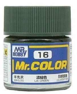 Mr Color 16 - IJA Green (Semi-Gloss/Aircraft) C16