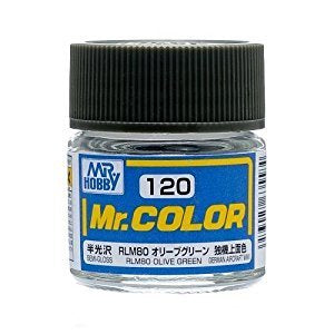 Mr Color 120 - RLM80 Olive Green (Semi-Gloss/Aircraft) C120