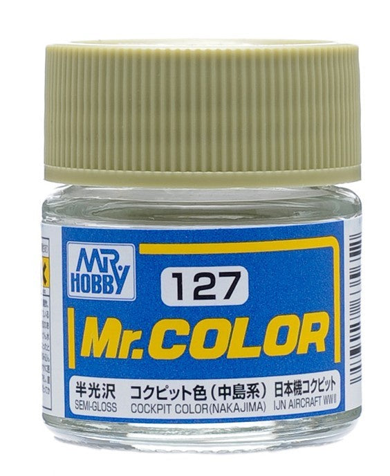Mr Color 127 - Cockpit Color (Nakajima) (Semi-Gloss/Aircraft) C127