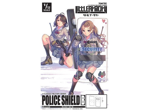 Little Armory - LD005 Police Shield B Type 1/12