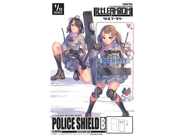 Little Armory LD005 Police Shield B Type 1/12