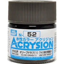 Acrysion N52 - Olive Drab 1 (Semi-Gloss/Aircraft)