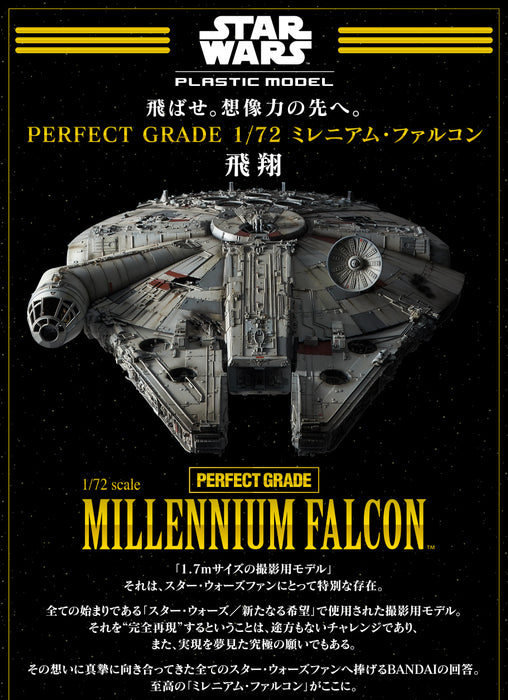 SW - Millennium Falcon Perfect Grade (With LED Lights) 1/72